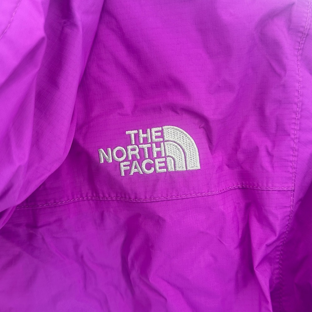 The North Face HyVent Rain Jacket Women Medium Purple White Solid Regular Modern - Picture 10 of 11